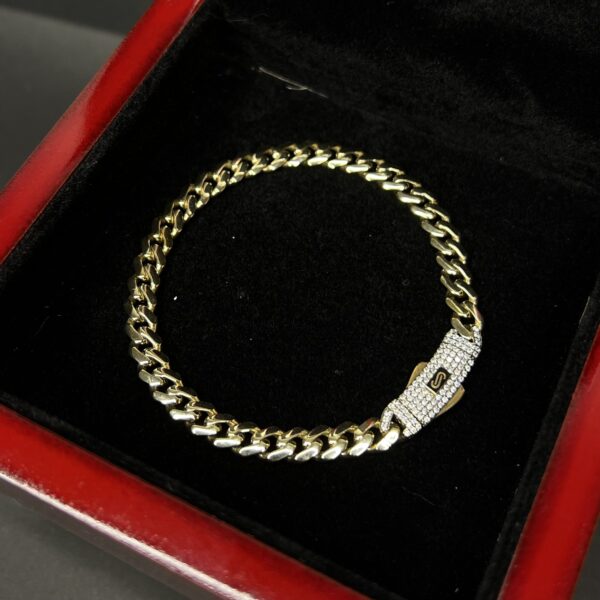 Pulsera monaco 14k